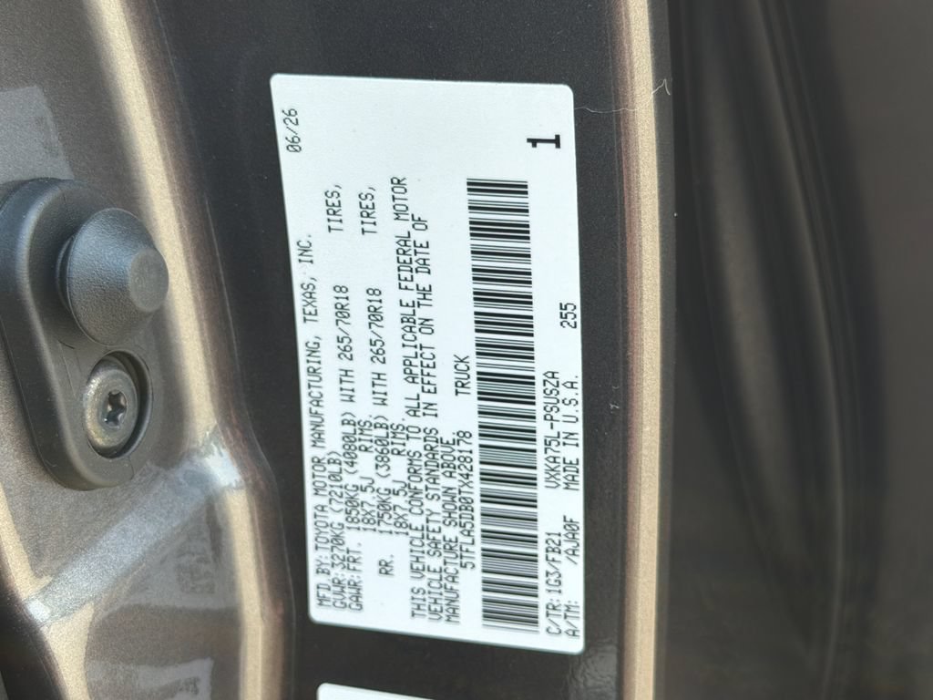 New 2026 Toyota Tundra SR5 AWD/4WD image 30