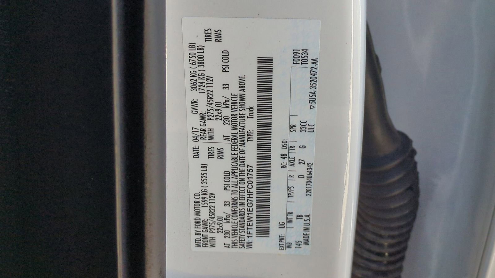 Used 2017 Ford F150 Limited w/ Trailer Tow Package image 40