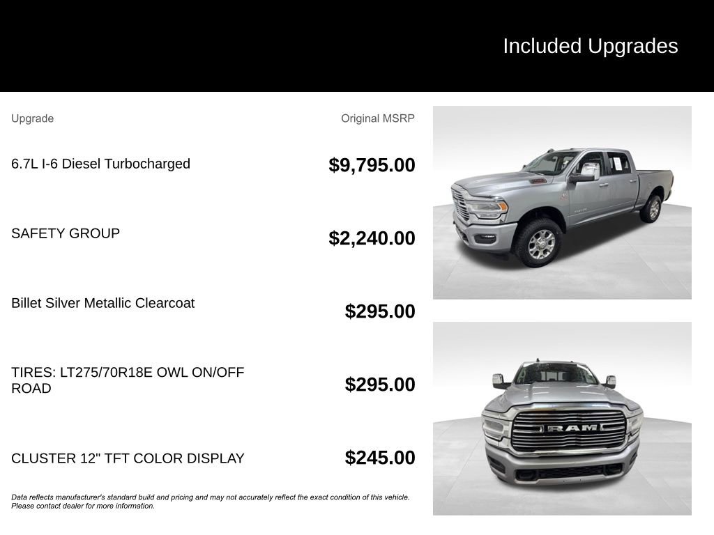 Used 2024 RAM 2500 Laramie w/ Safety Group AWD/4WD image 2