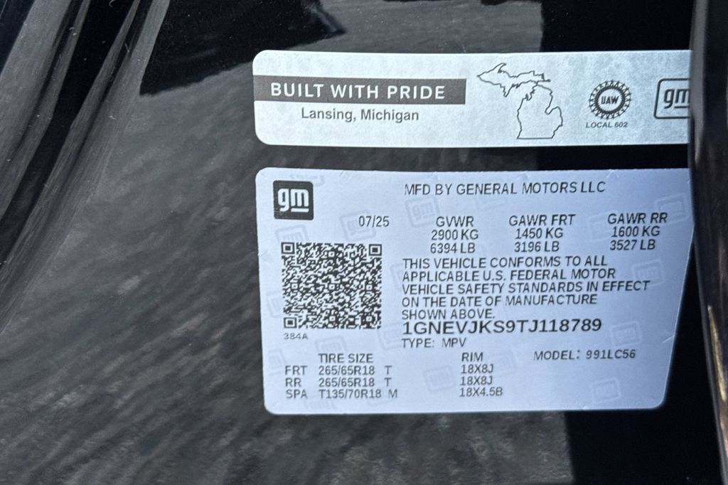 Certified 2026 Chevrolet Traverse Z71 w/ Enhanced Driving Package AWD/4WD image 37