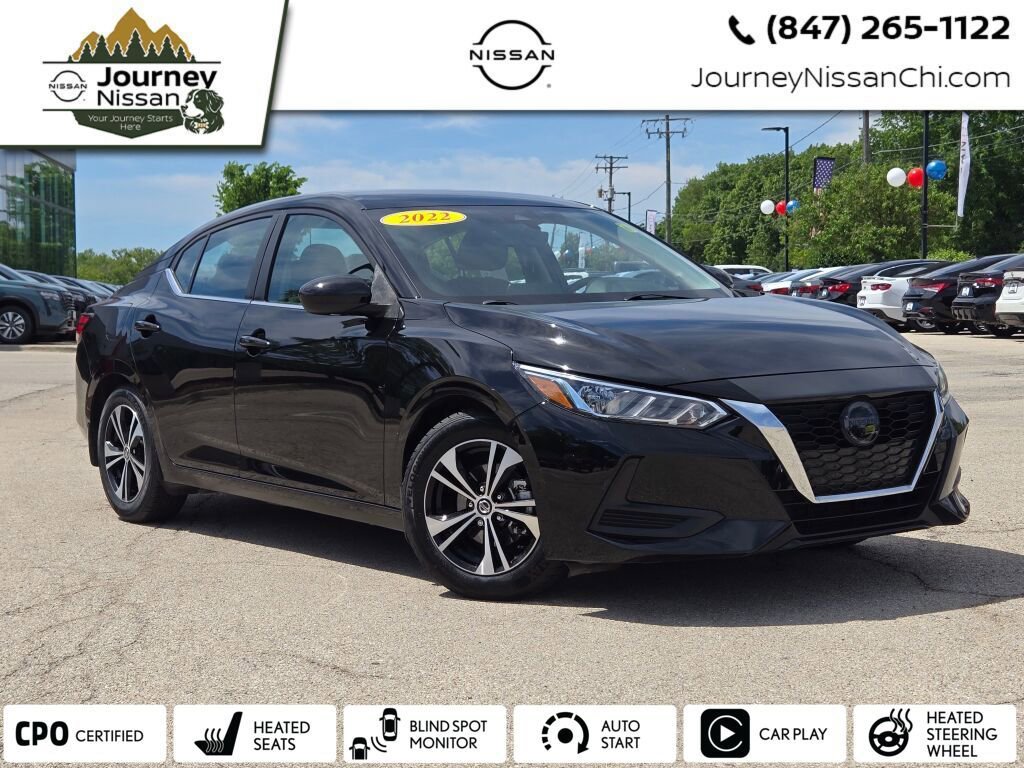 Used 2022 Nissan Sentra SV w/ All-Weather Package FWD image 1