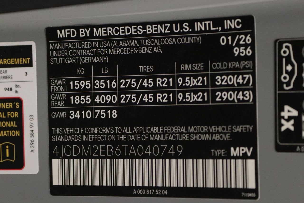 New 2026 Mercedes-Benz EQS 400 4MATIC SUV image 13