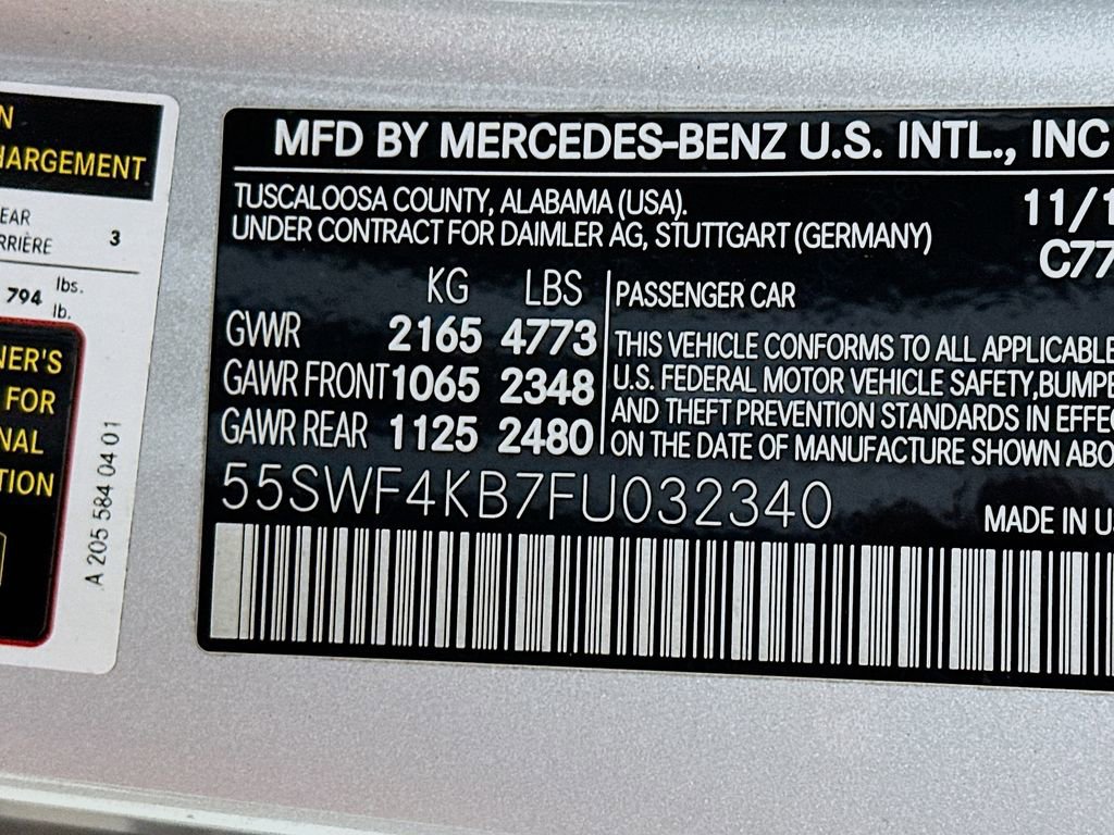 Used 2015 Mercedes-Benz C 300 4MATIC Sedan image 40