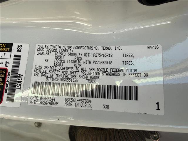 Used 2016 Toyota Tundra SR5 image 25