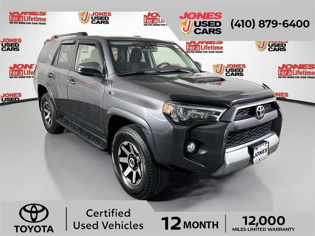 Certified 2019 Toyota 4Runner TRD Off-Road AWD/4WD image 1