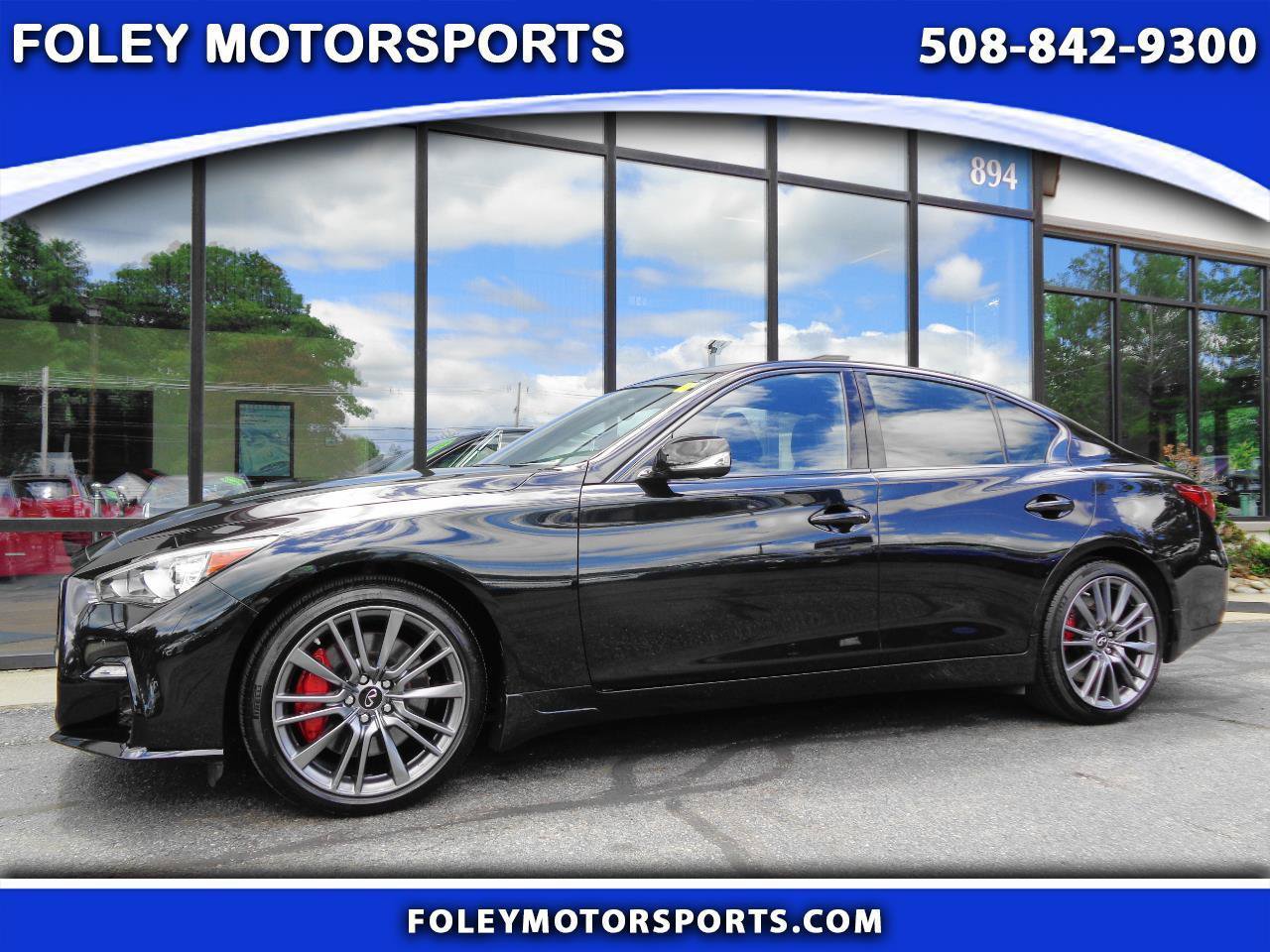 Used 2023 INFINITI Q50 Red Sport 400 w/ Black Opal Edition
