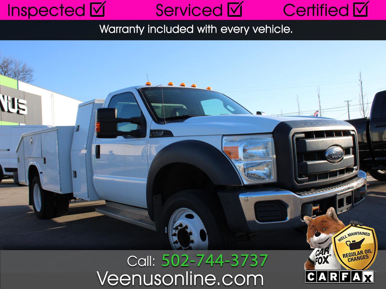 Used 2015 Ford F550 2WD Regular Cab Super Duty