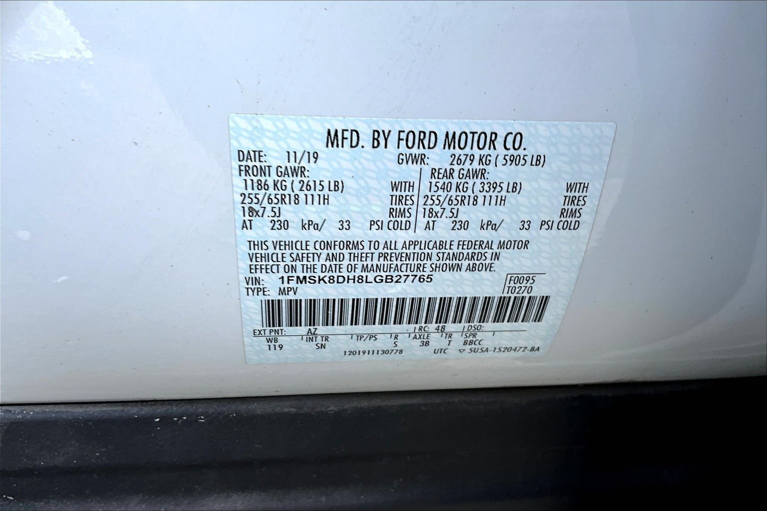 Used 2020 Ford Explorer XLT w/ Equipment Group 202A AWD/4WD image 19