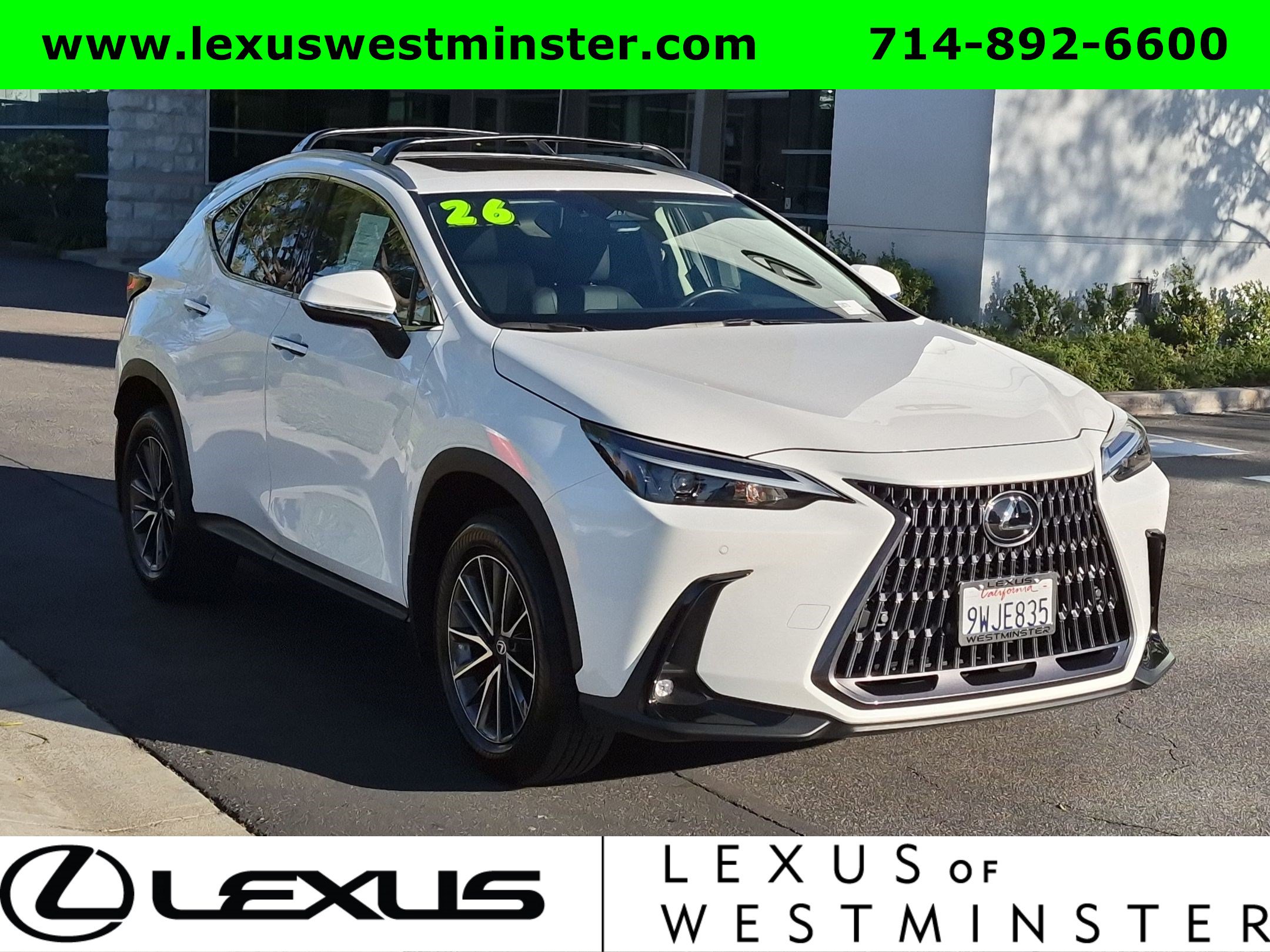 Certified 2026 Lexus NX 350h AWD w/ Accessory Package (2T) image 3