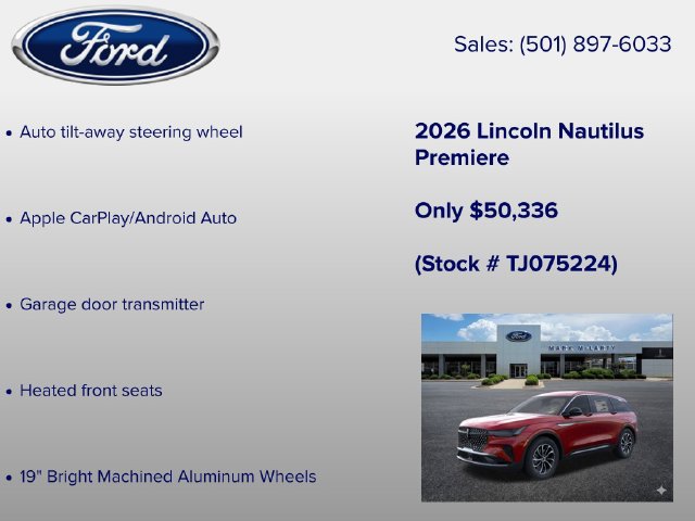 New 2026 Lincoln Nautilus Premier AWD/4WD image 24