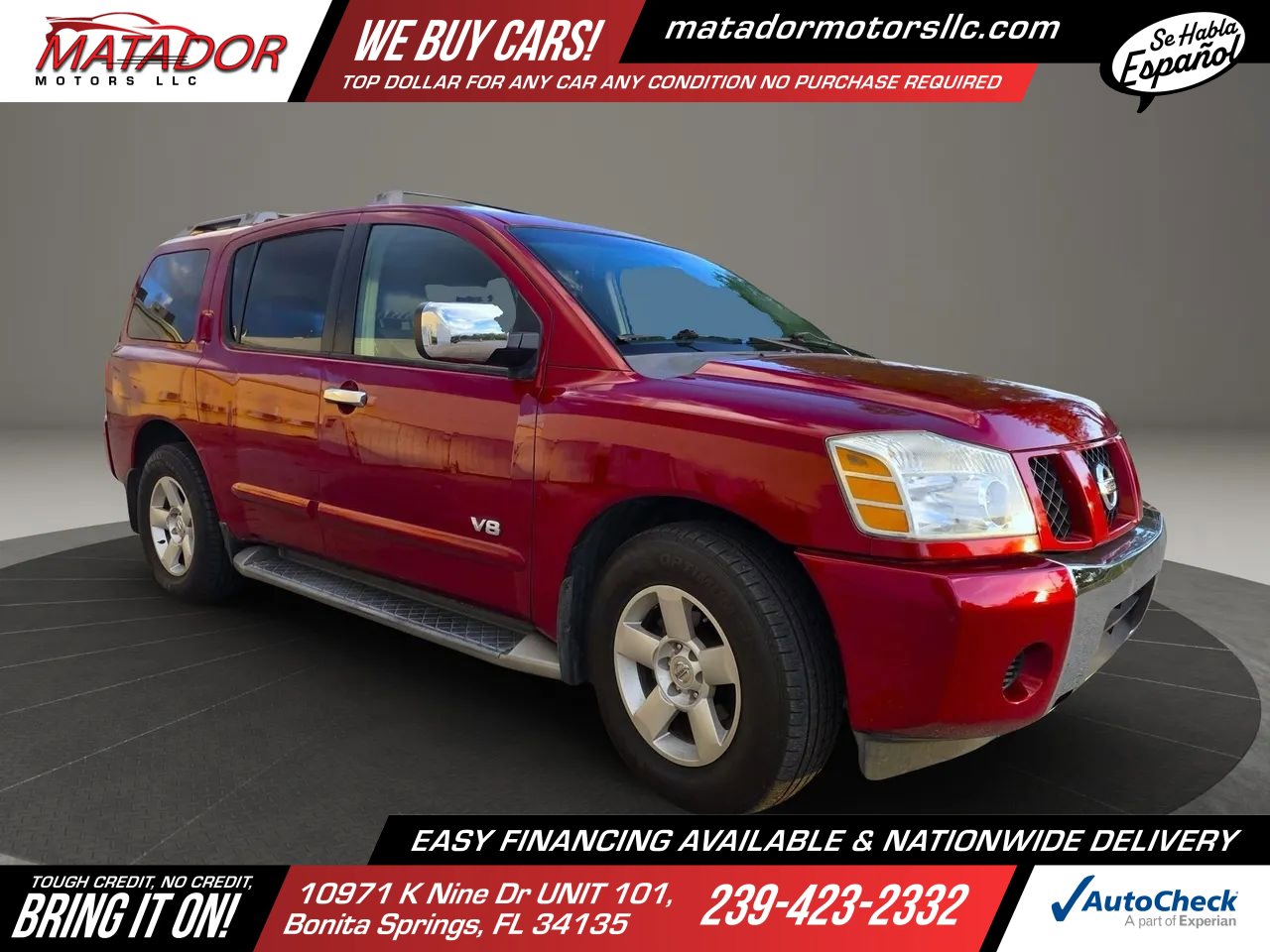 Used 2005 Nissan Armada SE w/ (H01) Bose Pkg RWD image 3