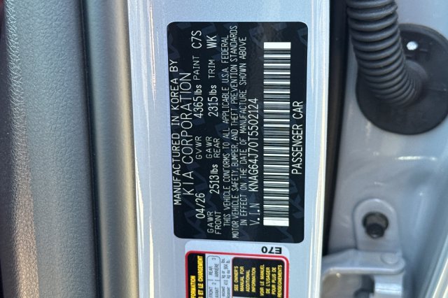 New 2026 Kia K5 GT-Line w/ GT-Line Red Interior Package FWD image 34