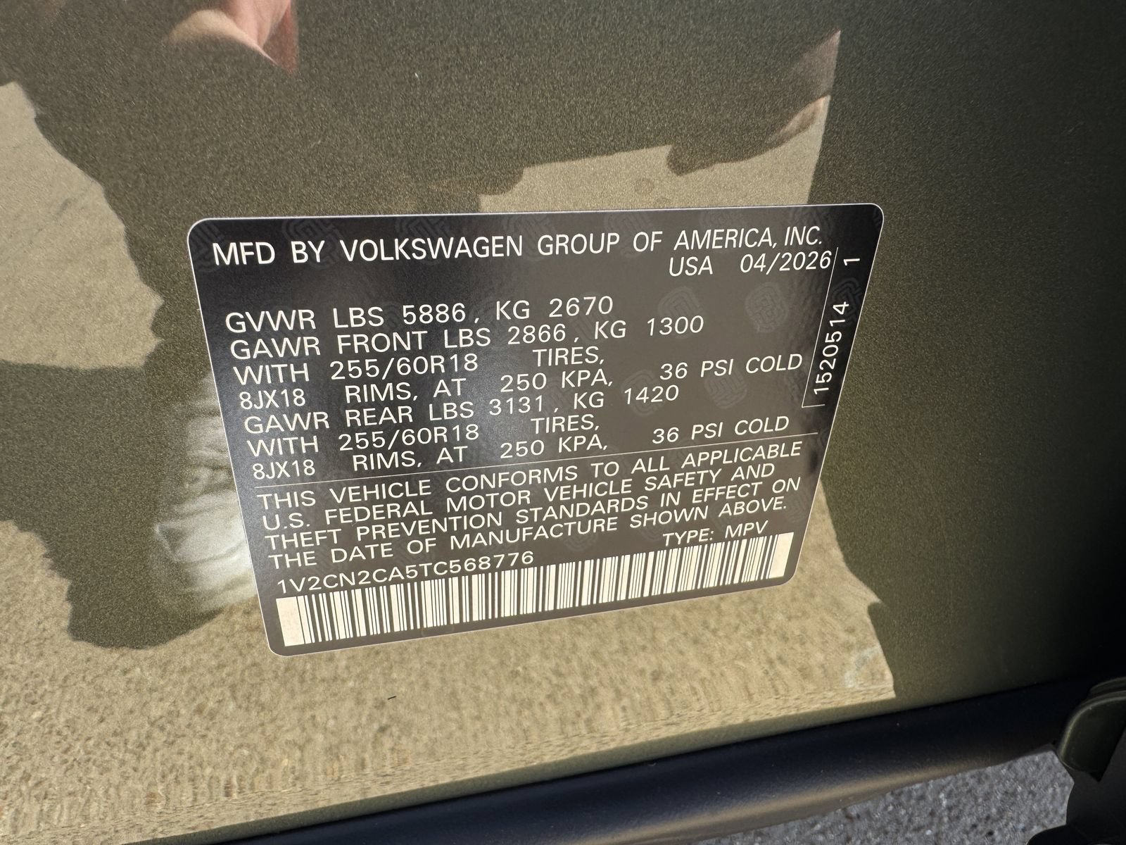 New 2026 Volkswagen Atlas Peak Edition AWD/4WD image 32