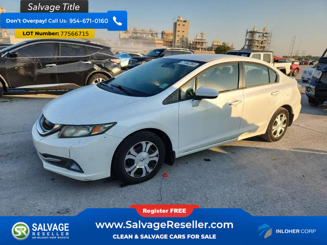 Used 2015 Honda Civic Hybrid Sedan