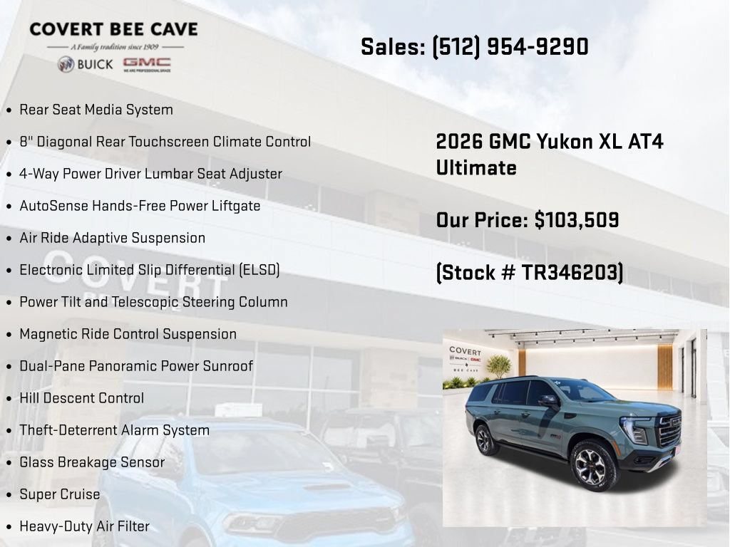 New 2026 GMC Yukon XL AT4 Ultimate AWD/4WD image 31