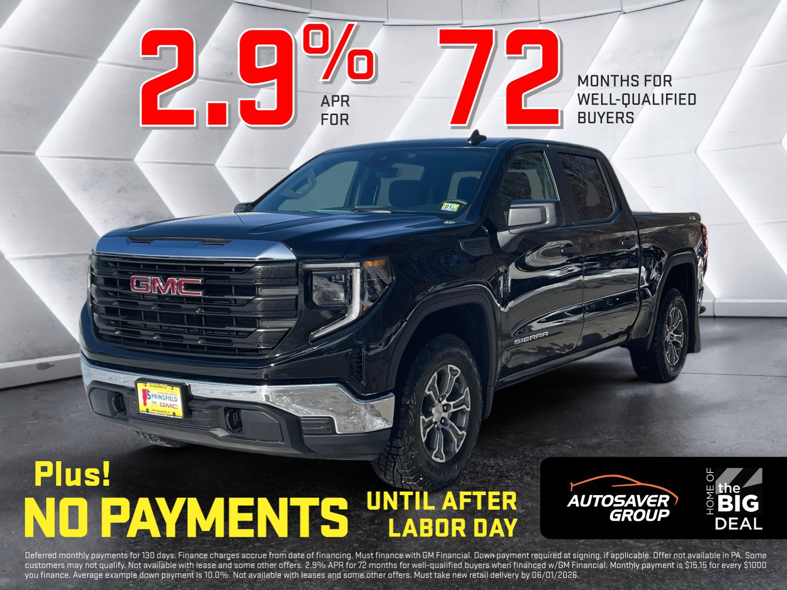 New 2026 GMC Sierra 1500 Pro w/ Pro Value Package AWD/4WD image 1