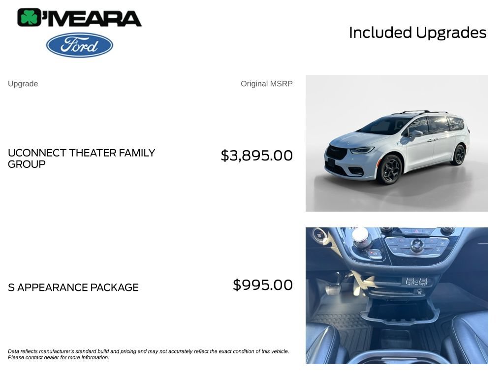 Used 2022 Chrysler Pacifica Touring-L w/ Uconnect Theater Family Group FWD image 4