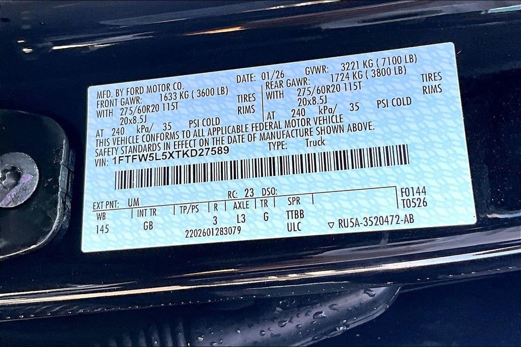 New 2026 Ford F150 Lariat w/ Equipment Group 501A Mid image 13