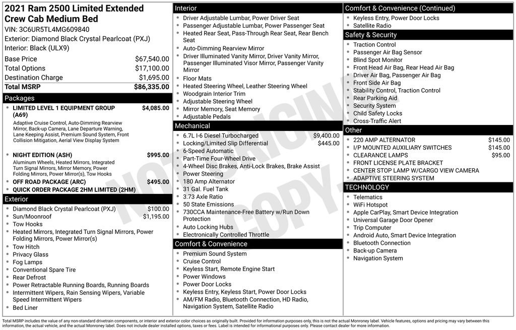 Used 2021 RAM 2500 Limited image 12