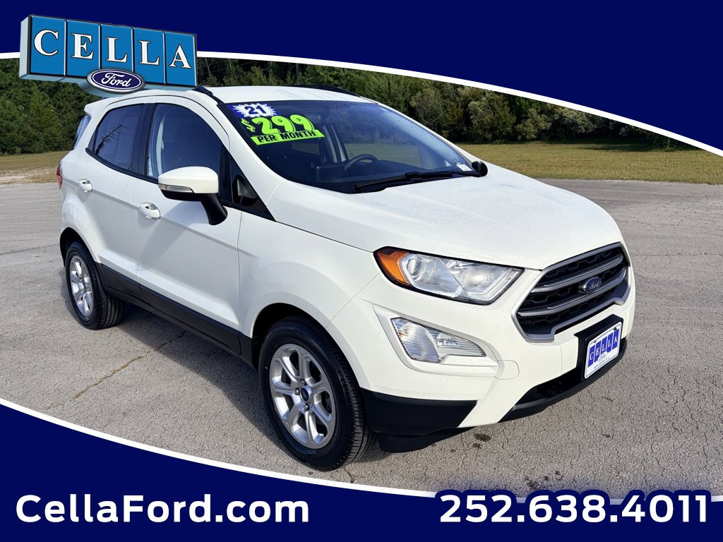 Certified 2021 Ford EcoSport SE w/ Interior Protection Package