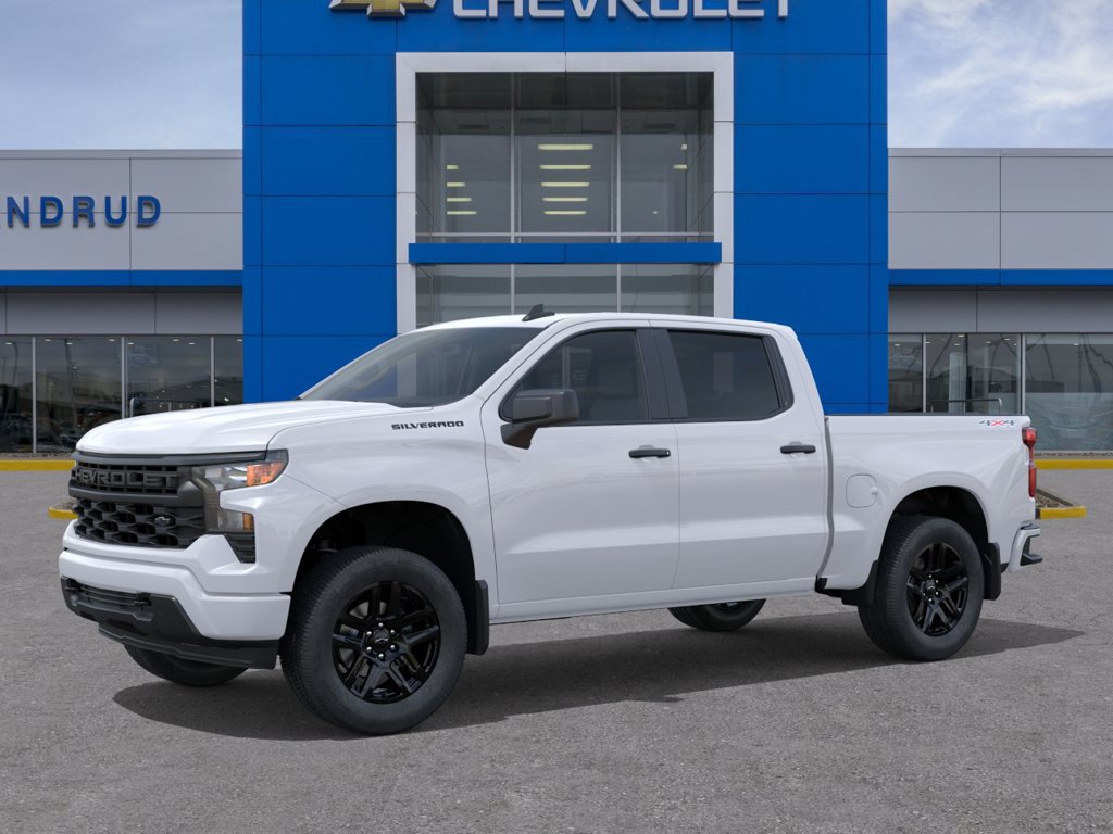 New 2026 Chevrolet Silverado 1500 Custom w/ LPO, Dark Essentials Package AWD/4WD image 2