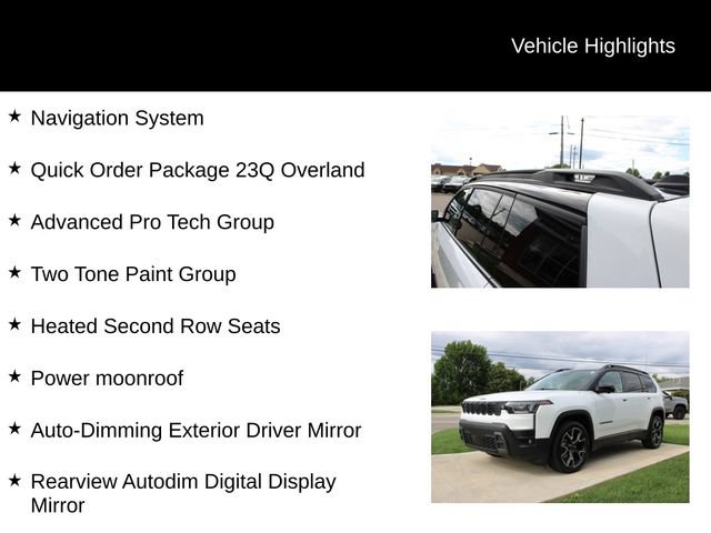 New 2026 Jeep Cherokee Overland AWD/4WD image 3