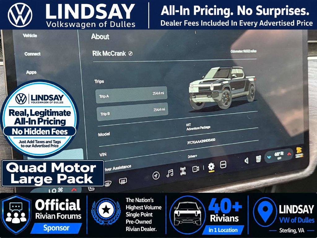 Used 2022 Rivian R1T Adventure AWD/4WD image 21
