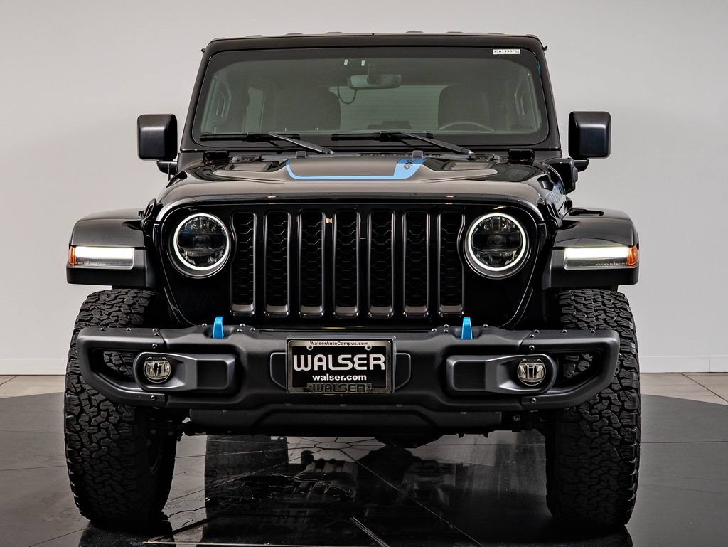 Used 2023 Jeep Wrangler Unlimited Rubicon 4xe w/ Steel Bumper Group AWD/4WD image 2