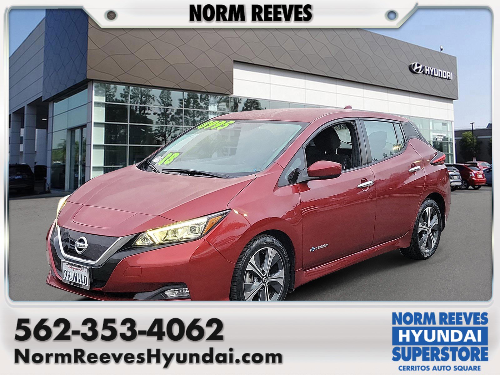 Used 2018 Nissan Leaf SV w/ SV Technology Package