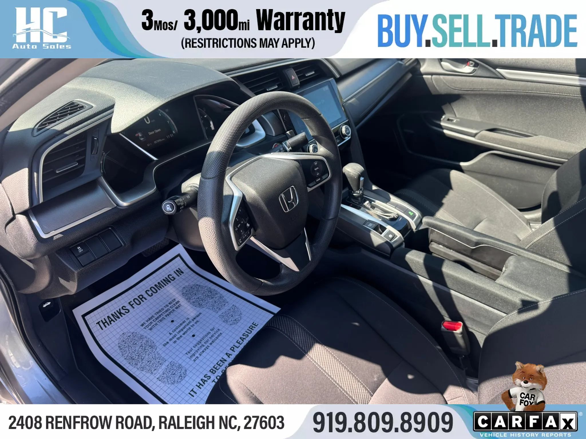 Used 2016 Honda Civic EX image 13