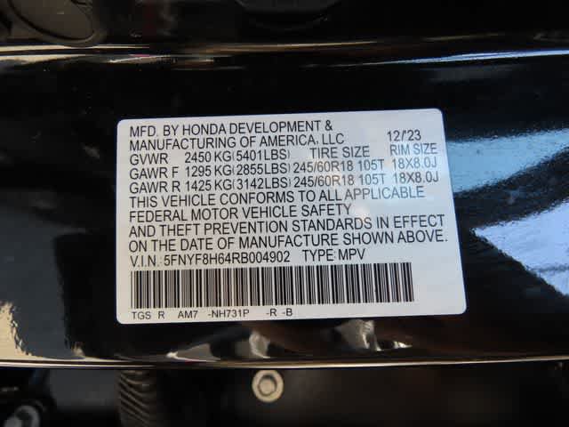 Certified 2024 Honda Passport TrailSport image 29