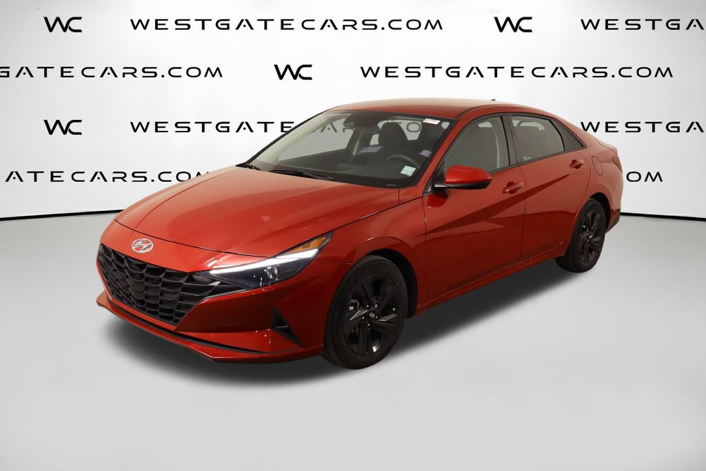 Used 2021 Hyundai Elantra Blue