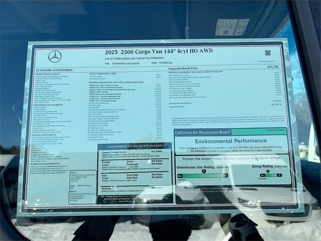 New 2025 Mercedes-Benz Sprinter 2500 image 15
