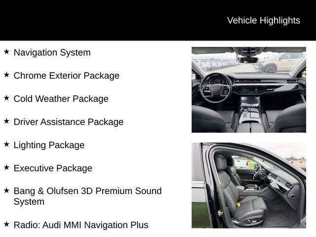 Used 2019 Audi A8 L 3.0T w/ Executive Package AWD/4WD image 12