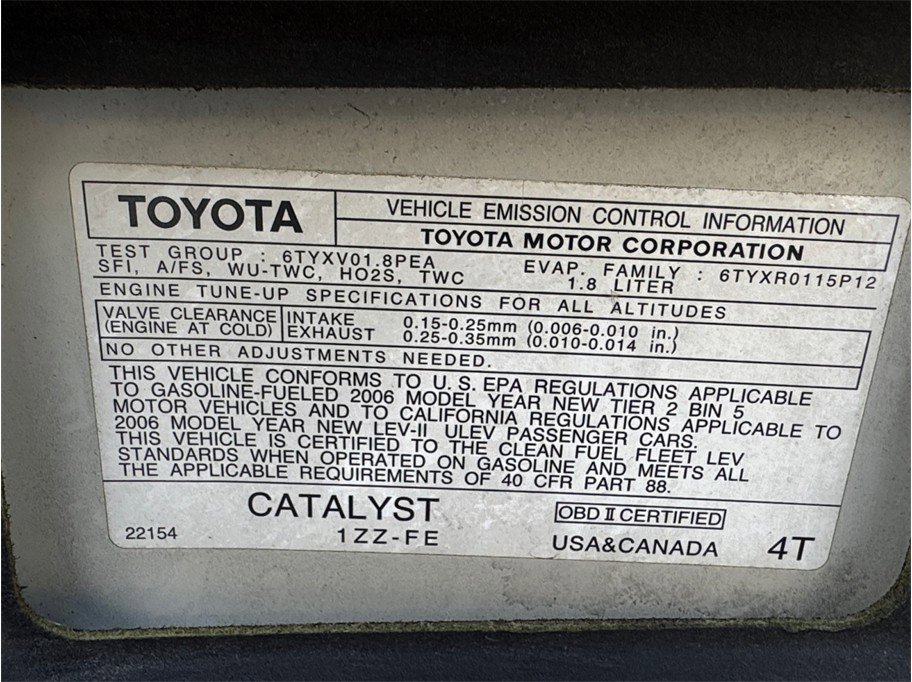 Used 2006 Toyota Corolla CE FWD image 23