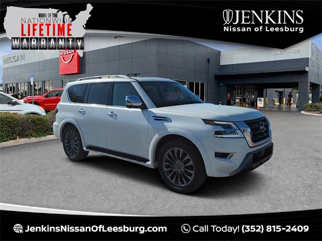 Certified 2024 Nissan Armada Platinum w/ Captain's Chairs Package