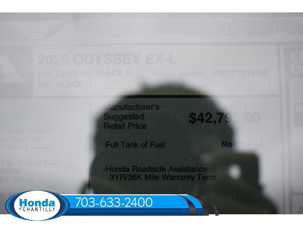 New 2026 Honda Odyssey EX-L image 39