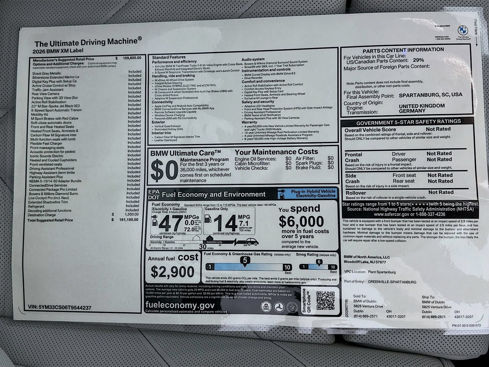 New 2026 BMW XM Label Red AWD/4WD image 49