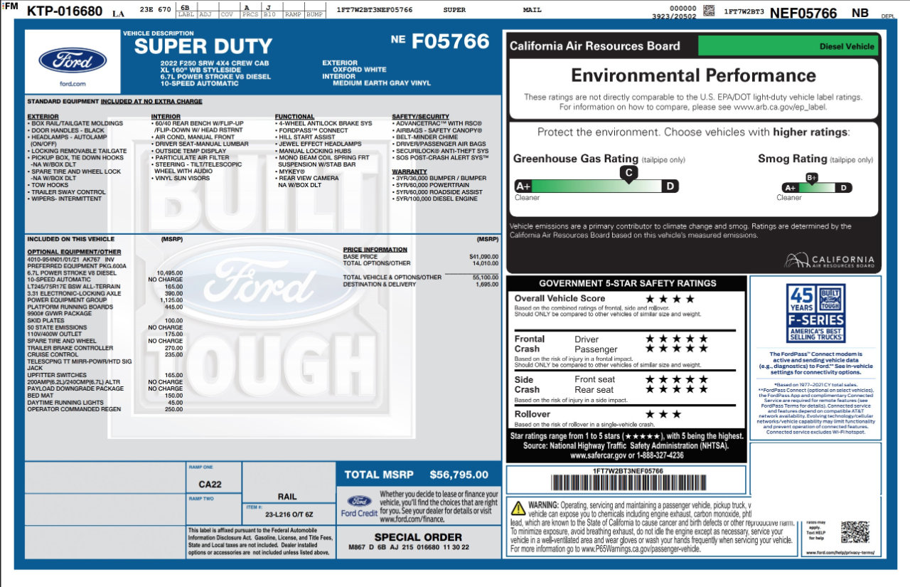 Used 2022 Ford F250 XL w/ Power Equipment Group AWD/4WD image 4
