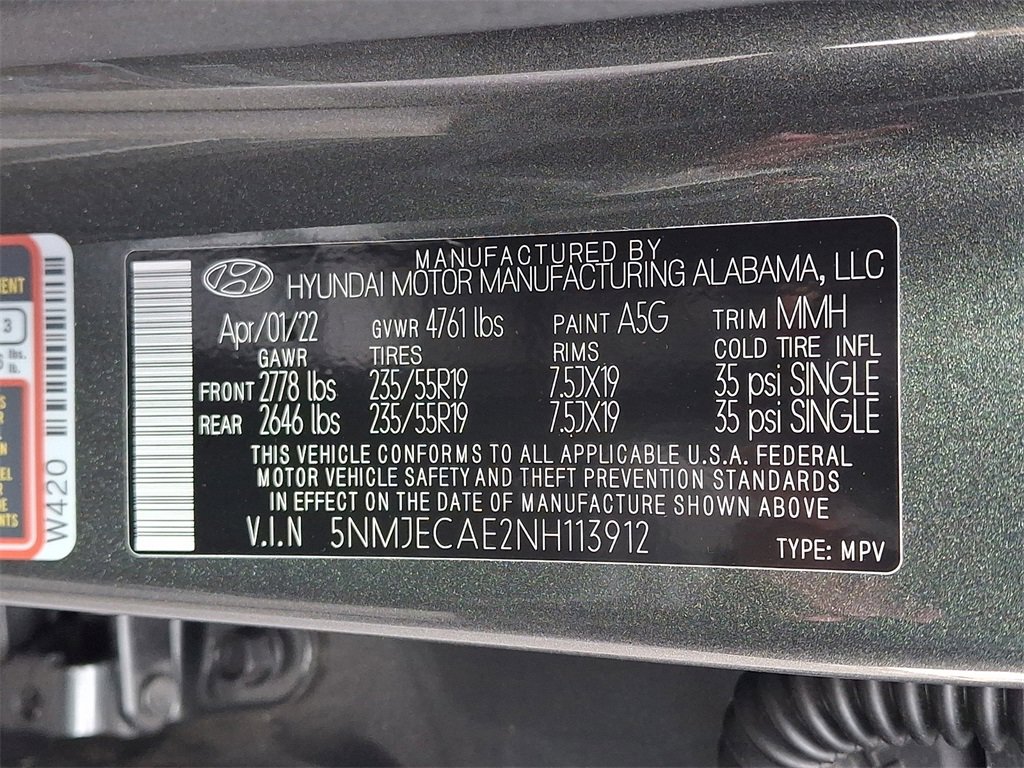 Used 2022 Hyundai Tucson Limited image 27