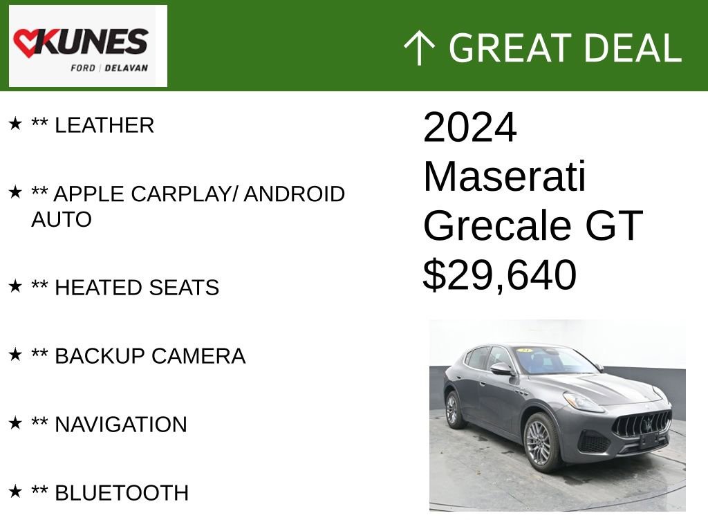 Used 2024 Maserati Grecale GT image 2