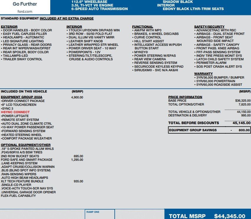 Used 2018 Ford Explorer XLT w/ Equipment Group 202A image 2