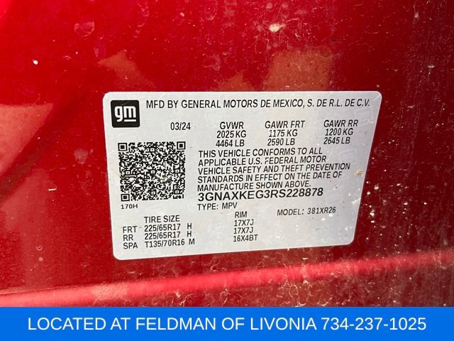 Used 2024 Chevrolet Equinox LT FWD image 10