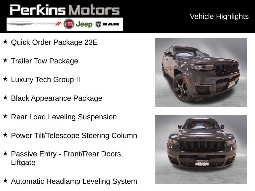 New 2025 Jeep Grand Cherokee L Limited w/ Luxury Tech Group II image 2