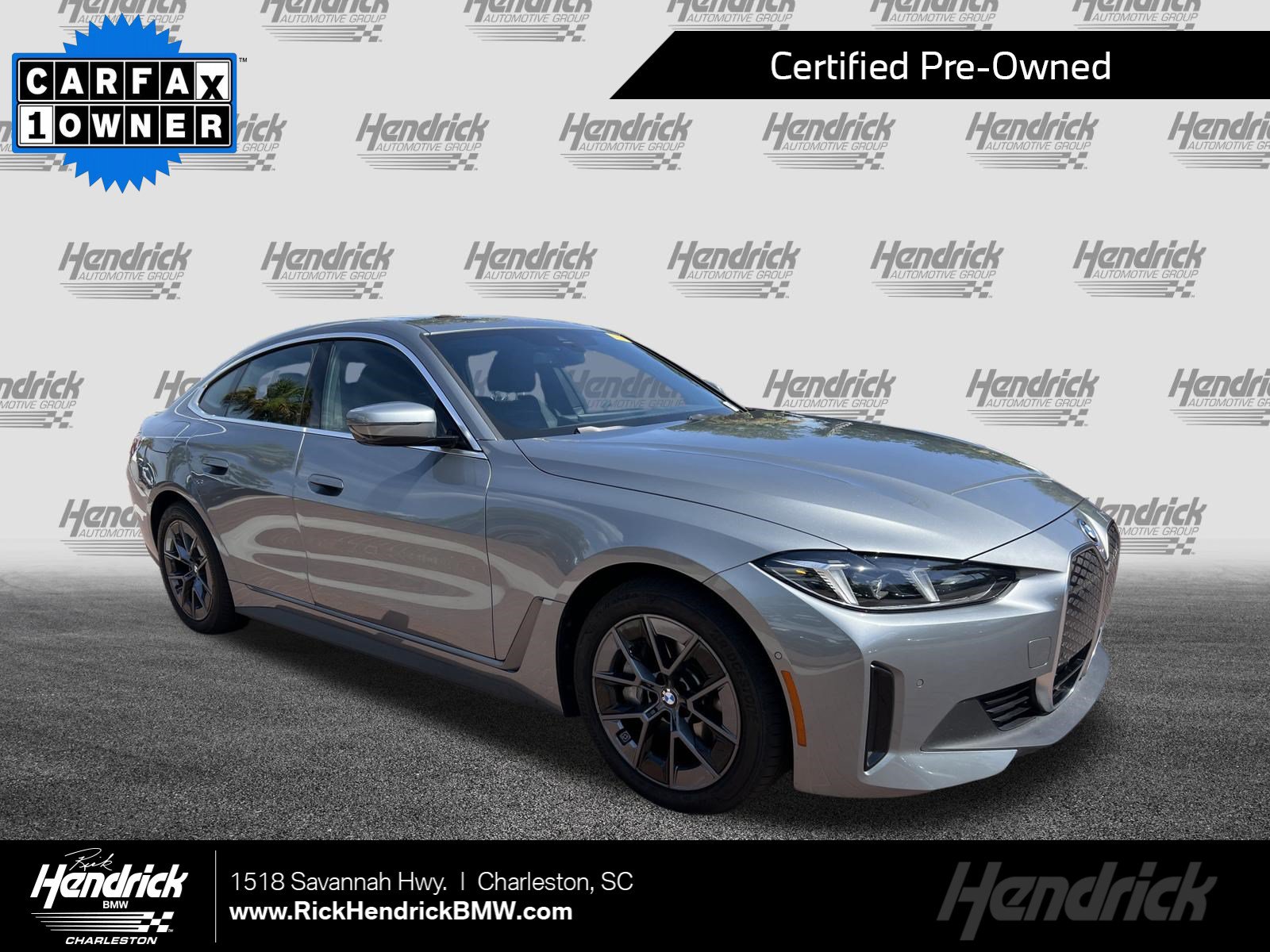 Certified 2025 BMW i4 eDrive40 w/ Parking Assistance Package RWD image 1