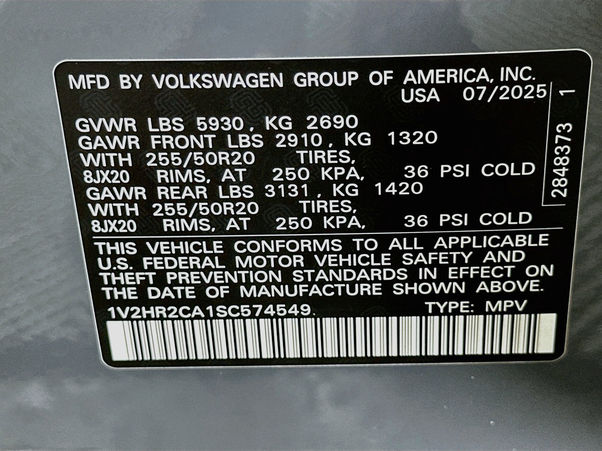 Used 2025 Volkswagen Atlas SE AWD/4WD image 12