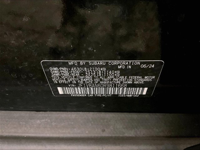 Used 2024 Subaru WRX Limited AWD/4WD image 32
