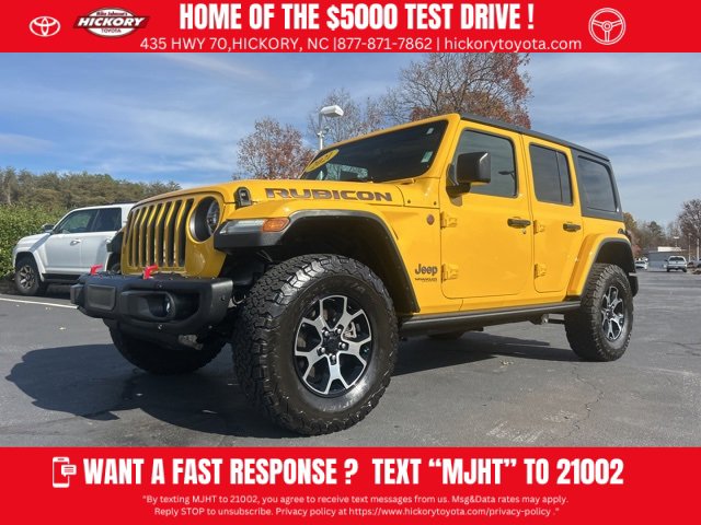 Used 2021 Jeep Wrangler Unlimited Rubicon w/ Steel Bumper Group image 1