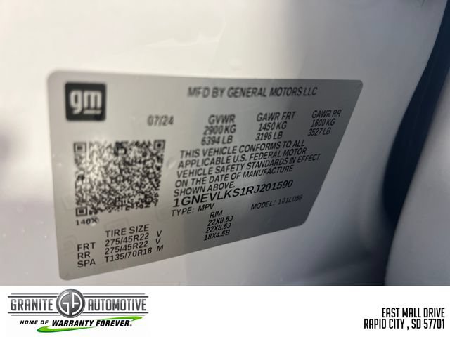 Used 2024 Chevrolet Traverse RS AWD/4WD image 26