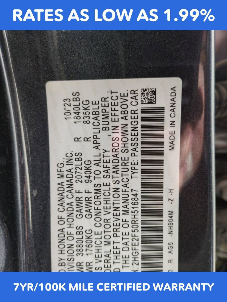 Certified 2024 Honda Civic Sport image 28